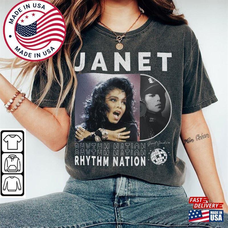 Janet Jackson Music Shirt Together Again Tour Tickets Album Tee